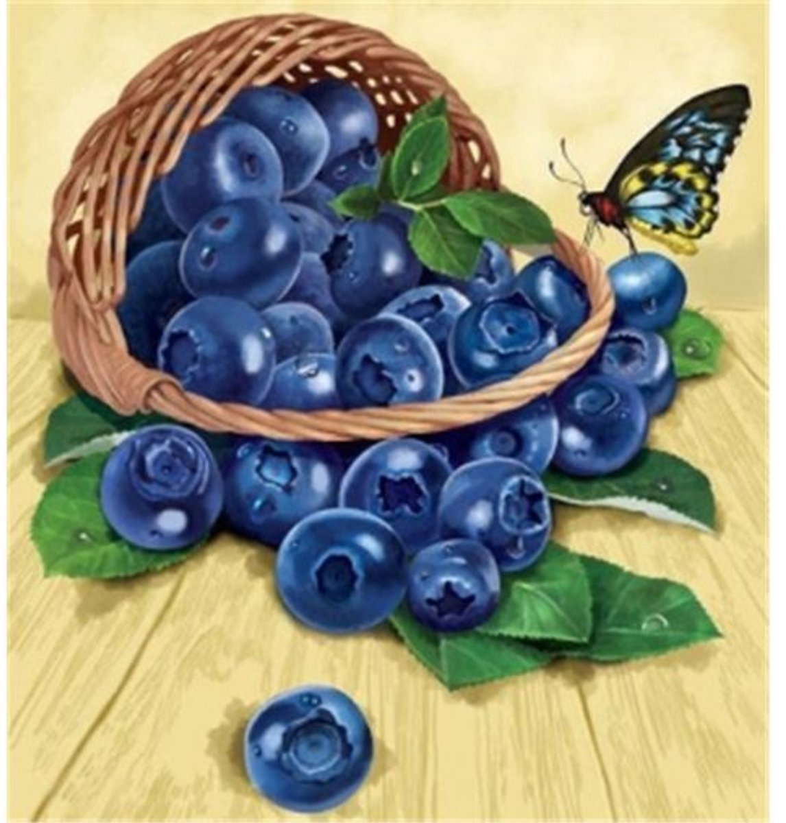 Rhinestone Handicraft Kits | Blueberries in the Basket AZ-1120